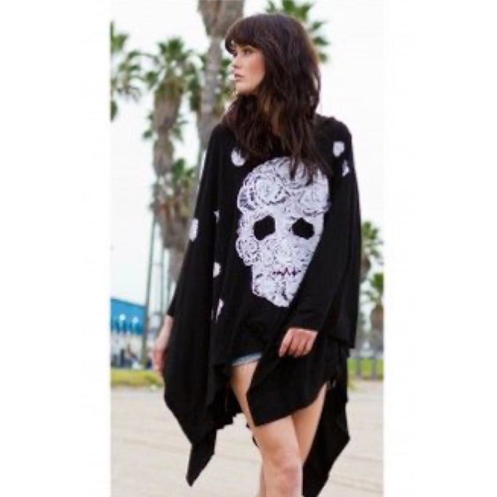 Lauren Moshi Skull Rose Tee